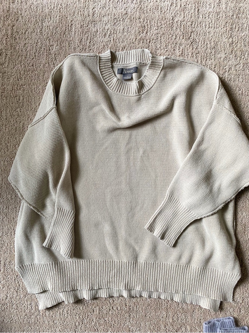 Natural Reflections Cream Crewneck Sweater - Women's